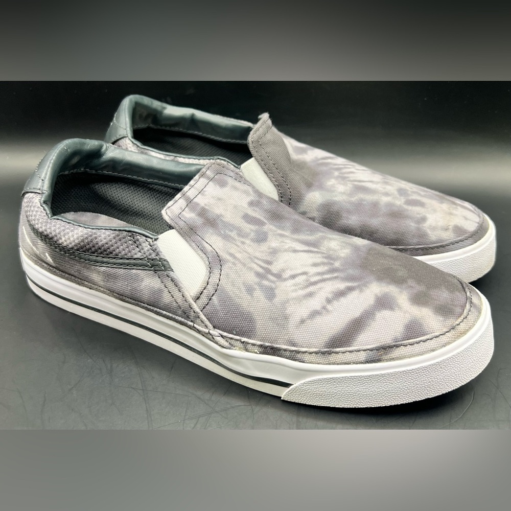 Nike-‎ Gray Slip-On Men's Shoes, Size:7